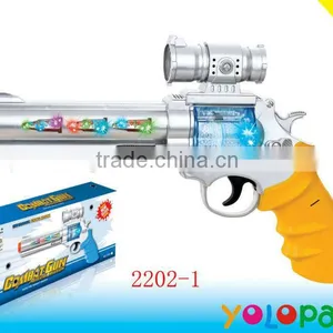 2013 Newest and Hot Sale Kids Bright Guns for Sale, Plastic Toy Guns,Shake Flash Voice Camouflage Electric Gun thumbnail-1
