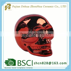 Halloween Skull Decoration Ceramic Custom Money Box thumbnail-2