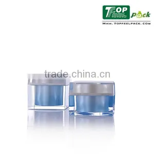 Acrylic Cream Plastic Jar With Lid 80g 50g 30g thumbnail-2