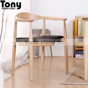 Classic Wood Living Furniture Concise Wooden Chair thumbnail-1