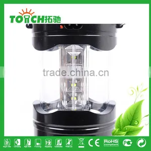 16+1 LED Lantern Lights Fashion Golden Color Design LED Tent Light Plastic Flashlight Portable Torch Lamp thumbnail-4