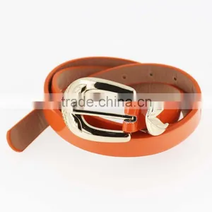 Women PU Fashion Dresses Belt With Shiny Gold Accessory in Yiwu thumbnail-3