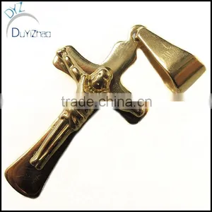 New Arrival Stainless Steel Jewelry Big Cross Pendant thumbnail-1