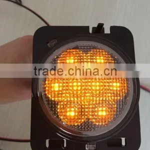 Amber Color Led Side Marker Fender Flares Lights for Jeep Wrangler Turn Signal Light thumbnail-6