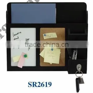 2011 the Most Popular Wooden Memo Board With a Pen Holder and a Iron Hook thumbnail-1