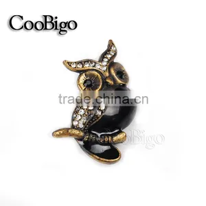 Fashion Jewelry Charming OWL Shape Design Brooch Party Promotion Gift Apparel Accessories thumbnail-3