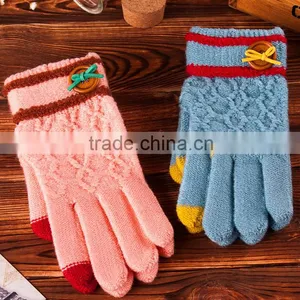 Best Sellers Cute Flower Touch Screen Gloves For Girls For Christmas 2015 thumbnail-3