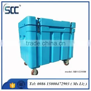 310L Refrigerated Dry Ice Bin, Insulation Cooler Bin for Dry Ice Transportation thumbnail-1