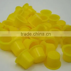 Newest (10mm,15mm,18mm) Clear Red Newest (10mm,15mm,18mm) Clear Red White and Yellow Coolr Plastic Tattoo Ink Cups thumbnail-1
