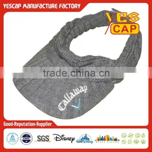 Custom 100%acrylic Sun Visor Cap thumbnail-1