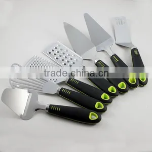 Plastic Handle Flat Cheese Grater and Food Spatular thumbnail-1