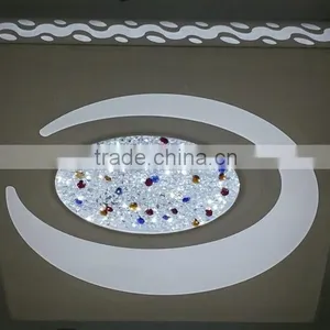 Flush Mounted Ceiling Lamp With The Moon Pattern thumbnail-1