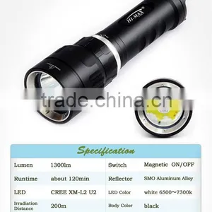 High Intensity U2 Divng Flashlight Remote Switch Dive Light Led thumbnail-1