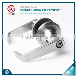 Tubular Lever 200000 Times Use Zinc Alloy Tubular Entry Lever Lockset/privacy Lever Lockset/passage Lever Lockset thumbnail-1