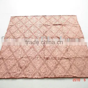 100%polyester Knit Embossed Baroque Coral Throw thumbnail-1