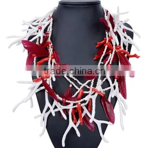 European Style Exaggerate Antlers Handmade Choker Necklace thumbnail-2