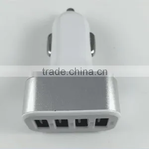 Shenzhen Factory New Design Wholesale 4 Port USB Car Charger thumbnail-3