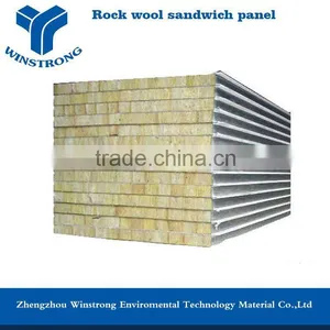 Insulating Sandwich Panels,galvanized Rock Wool Sandwich Wall Panels thumbnail-1