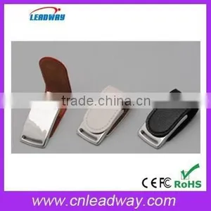 Magnet Leather Usb Flash Memory Customized Logo Usb Flash Driver thumbnail-1