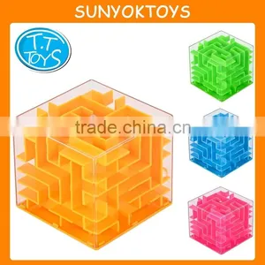 Take Money, Not Easy! TTToys 2015 Newest Kids Educational Toys For Kids Plastic Maze Game Cube Money Box thumbnail-1