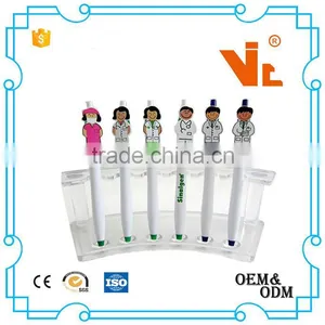 V-GF019 Plastic Doctor Shaped Ball Pen thumbnail-1