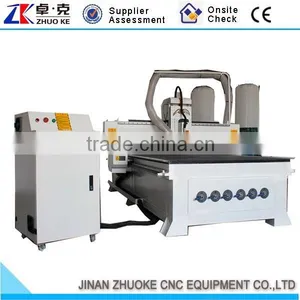 High Efficiency Wood CNC Engraving Machine ZKM-1325 1300*2500MM With 6KW HSD Air Coolin Spindle Mach3 Control System thumbnail-2