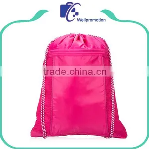 Polyester Drawstring Cinch Sacs With Custom Logo thumbnail-1