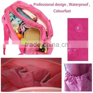 2015 Updated Waterproof Baby Mummy Diaper Bag Mom Nappy Bag thumbnail-2