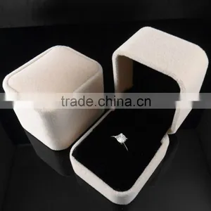 Wholesale High End Custom Velvet Jewellery Box,diamond Ring Box thumbnail-1
