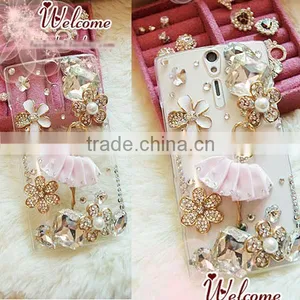 NEW 3D Bling Ballet Rhinestone Diamond Design Case for Cell Phone thumbnail-1