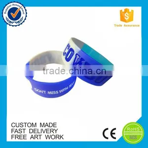 Factory Directly Selling Cheap Customize Printing 1 Inch Silicone Wristbands thumbnail-5