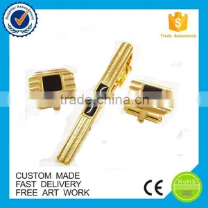 4.5 CM Long Gold Plate Gentleman Tie Bar Men`s Tie Clip thumbnail-3
