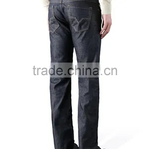 Wholesale 2015 New Color Denim Fabric Slim Straight Leg Fit Jean for Men Cheap Price Jeans thumbnail-4