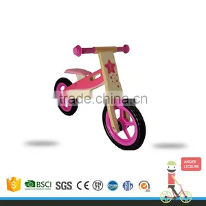 2016 Best Wooden Balance Bike for 3-5 Year Walk Bike Wooden Bicycle thumbnail-1