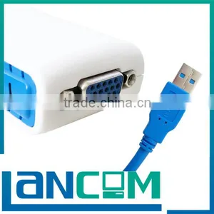 LC High Quality USB3.0 to VGA Display Adapter, Usb Cable, HD 2048*1152 thumbnail-2