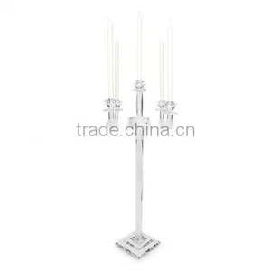 5 Arms Crystal Candelabra thumbnail-1