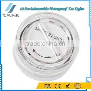 12Pcs Submersible Waterproof Tea Lights LED Candle for Wedding Decoration Party White thumbnail-4