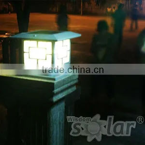 CE and ROHS Solar Pillar Light Solar Garden Light for Solar Fence Light thumbnail-1