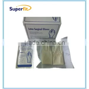 Medical Powered Sterile Latex Surgical Gloves thumbnail-1