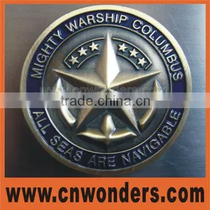 High Quality for Costomized 3D Metal Coin thumbnail-1