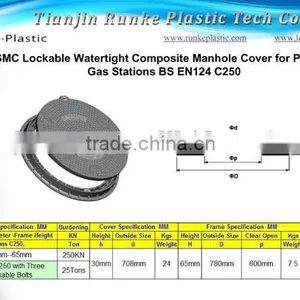 Composite Waterproof Manhole Cover D400 thumbnail-1