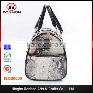 2016 Trency Snakeskin Leather Bag, Fashion Hand Bag thumbnail-4