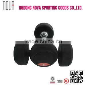 Rubber Round Dumbbells thumbnail-1
