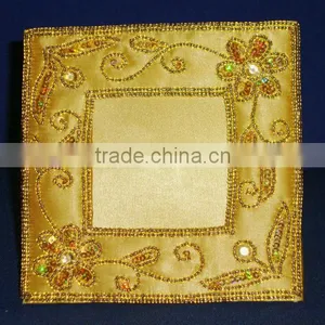 Home Decorative Photo Frame , Zari Hand Embroidery Frame thumbnail-1