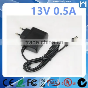 AC DC Adapter 13V UL Wall Mounted Adapter Approved Switching Power Supply 13V 0.5A UL Power Supply thumbnail-1