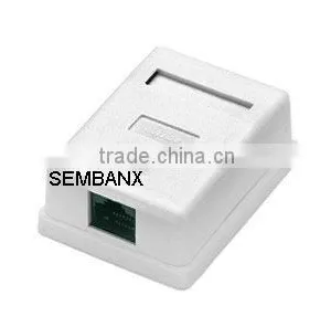 CAT5E UTP 1 Port Surface Mount Box thumbnail-1
