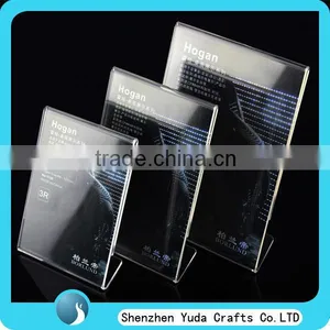 A4 Slanted Back Acrylic Tabletop Sign Holder for Store thumbnail-1