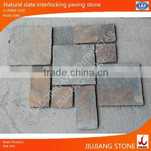 Natural Slate Flagstones on Mesh thumbnail-1
