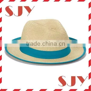 Children Straw Hats Fashion Mesn Floppy Beach Hats thumbnail-1