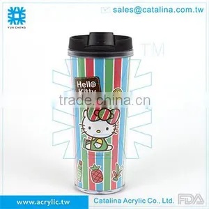 ACRYLIC 12oz 350ML TRAVEL MUG thumbnail-1